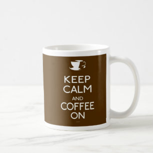 Calm-Kaffee-Tasse behalten Tasse