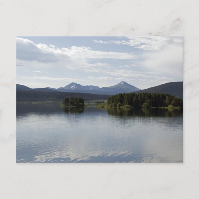 Calm Lake Dillon Colorado Postkarte (Vorderseite)