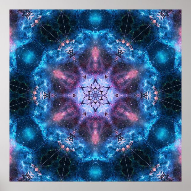 Calm Mandala Poster (Vorne)