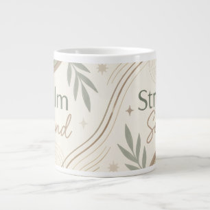 Calm Mind Strong Soul Tasse Ästhetische Kaffeeta