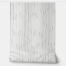 Calm Minimal Abstrakt Lines Grau Tapete