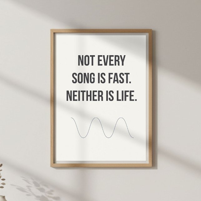 Calm Motivational Quote Poster (Von Creator hochgeladen)