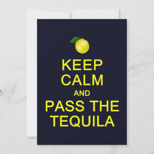 Calm & Pass die Tequila-Karte behalten, anpassen