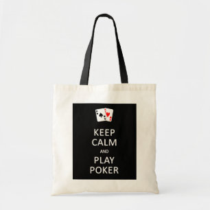 CALM & PLAY POKER-Tasche behalten - wählen Sie Sti Tragetasche