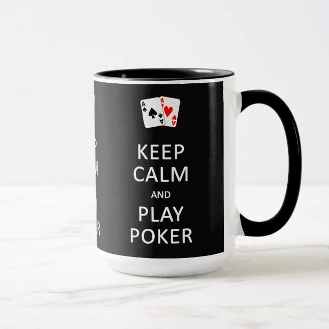 CALM- & PLAY-POKER-Tasse behalten Tasse (Rechts)