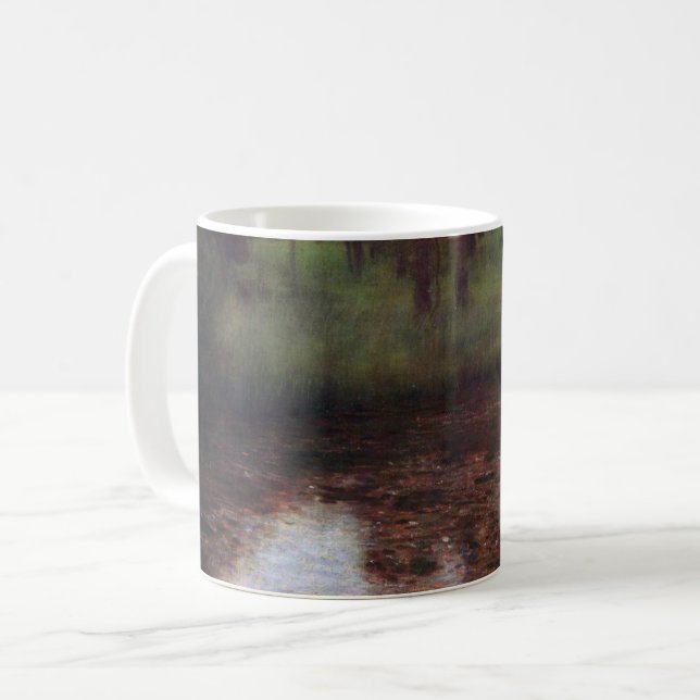 Calm Pond auf Kammerburg, Gustav Klimt Kaffeetasse (Vorderseite Links)