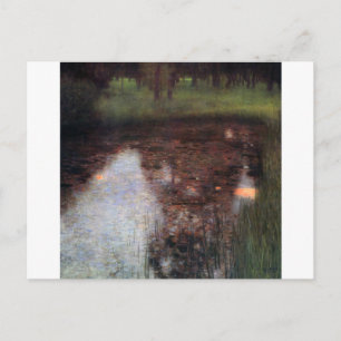 Calm Pond auf Kammerburg, Gustav Klimt Postkarte