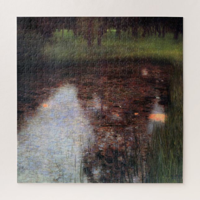 Calm Pond auf Kammerburg, Gustav Klimt Puzzle (Vertikal)