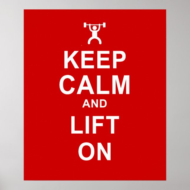 Calm Poster und Lift behalten (Vorne)
