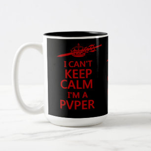 Calm PVP-Tasse behalten Zweifarbige Tasse