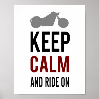 Calm Ride behalten (Standard-Bildformat) Poster