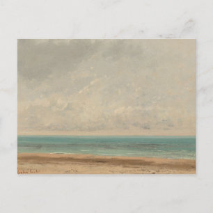 Calm Sea 1866 Gustave Courbet National Gallery Postkarte