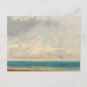 Calm Sea, 1866 von Gustave Courbet Postkarte