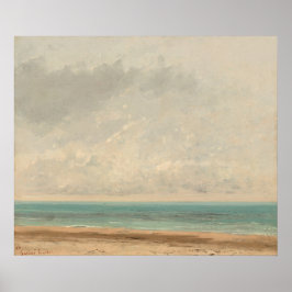 Calm Sea - Gustave Courbet Kunst Poster