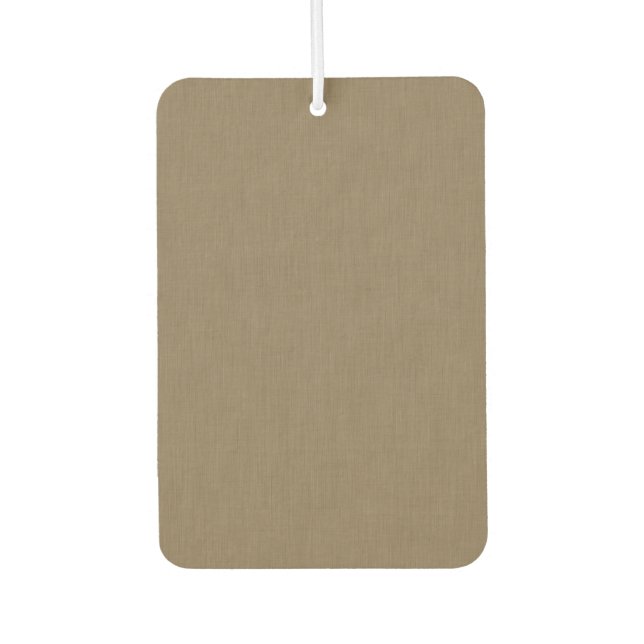 Calm & simple Brown textured background  Autolufterfrischer (Vorderseite)