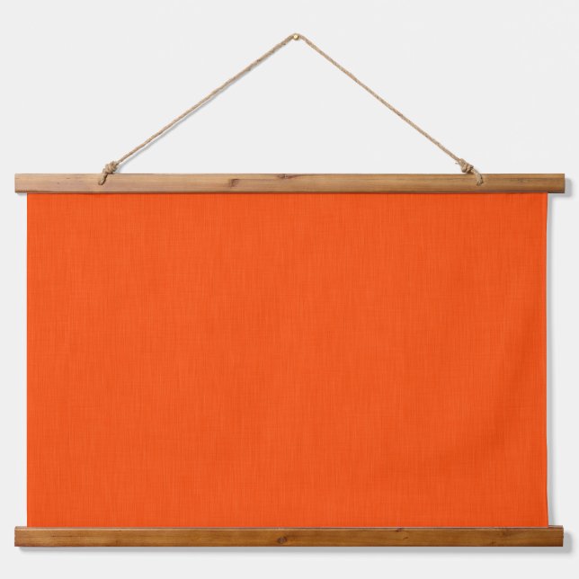 Calm & simple orange textured background  wandteppich mit holzrahmen (Vorne)