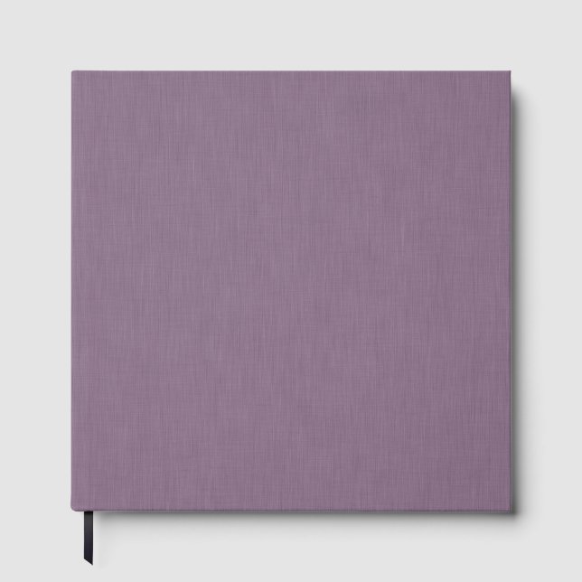 Calm & simple Purple textured background  Gästebuch (Vorderseite)