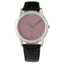 Calm & simple visual mauve textured background  armbanduhr