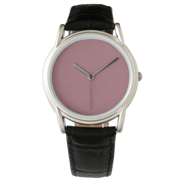 Calm & simple visual mauve textured background  armbanduhr (Vorderseite)