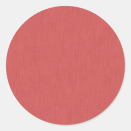 Calm & simple visual red textured background  runder aufkleber