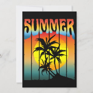 CALM SOMMER SUNSET EINLADUNG
