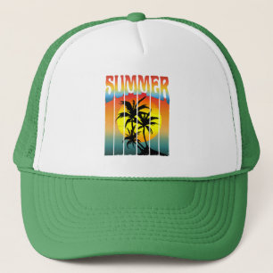 CALM SOMMER SUNSET TRUCKERKAPPE
