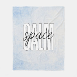 Calm Space Pastel Blue Cozy Fleecedecke