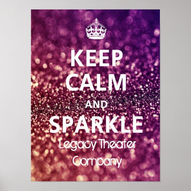 Calm & Sparkle Poster behalten (Vorne)