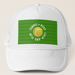 CALM TENNIS BALL behalten - Personalisierter TEXT Truckerkappe