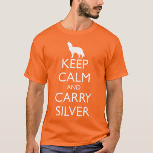 CALM UND CARRY SILVER behalten, werewolf T-Shirt