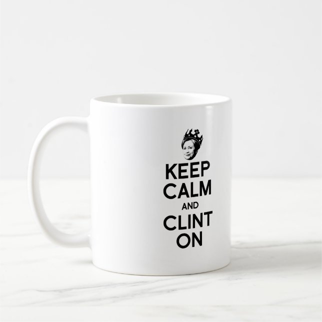 CALM UND CLINT ON BEHALTEN — TASSE (Links)
