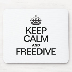 CALM UND FREEDIVE behalten Mousepad