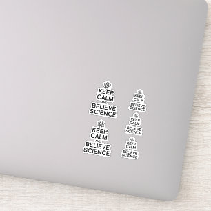 CALM UND GLAUBWISSENSCHAFT behalten Aufkleber