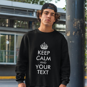 CALM UND IHREN TEXT behalten Sweatshirt