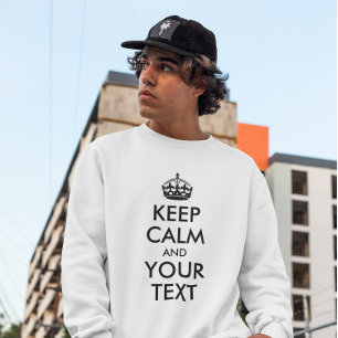 CALM UND IHREN TEXT behalten Sweatshirt