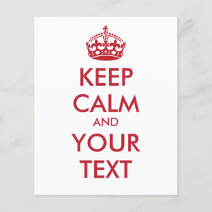 CALM und IHRER TEXT behalten