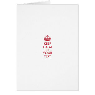 CALM und IHRER TEXT behalten - personalisierter Te