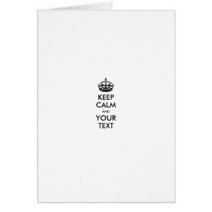 CALM und IHRER TEXT behalten - personalisierter Te
