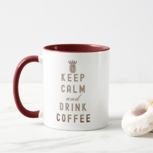 CALM UND KAFFEE behalten - KAFFEE LIEBE TASSE