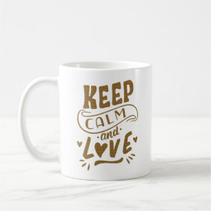 CALM UND LIEBE behalten Kaffeetasse