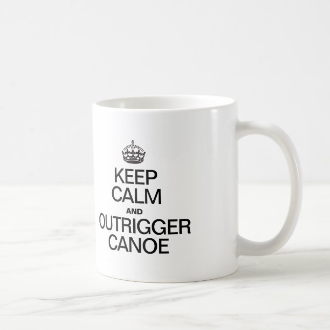 CALM UND OUTRIGGER CANOE behalten Tasse (Rechts)