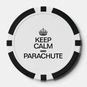 CALM UND PARACHUER behalten Pokerchips