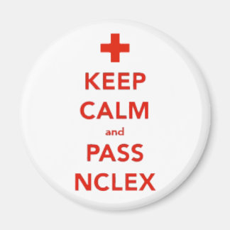 Calm und Pass NCLEX Magnet behalten