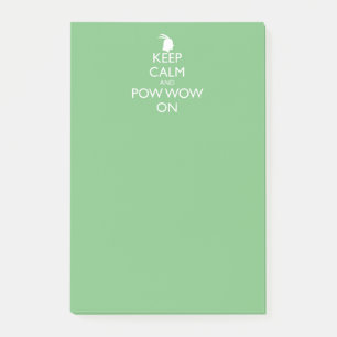 CALM UND POW WOON behalten Post-it Klebezettel