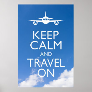 CALM UND REISE behalten Poster