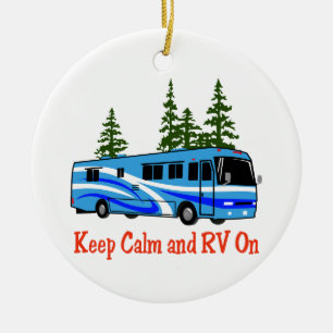 Calm und RV auf behalten Keramik Ornament