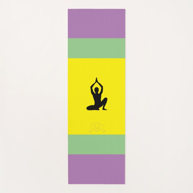 Calm und Serenity Release Yoga Mat Yogamatte (Vorderseite)