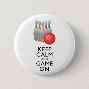 CALM UND SPIEL behalten - Bowling Button