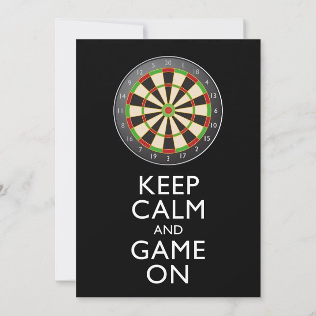 CALM UND SPIEL behalten - Dart Board (Vorderseite)
