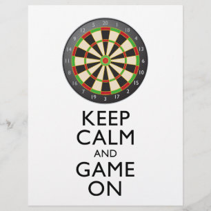 CALM UND SPIEL behalten - Dart Board Flyer